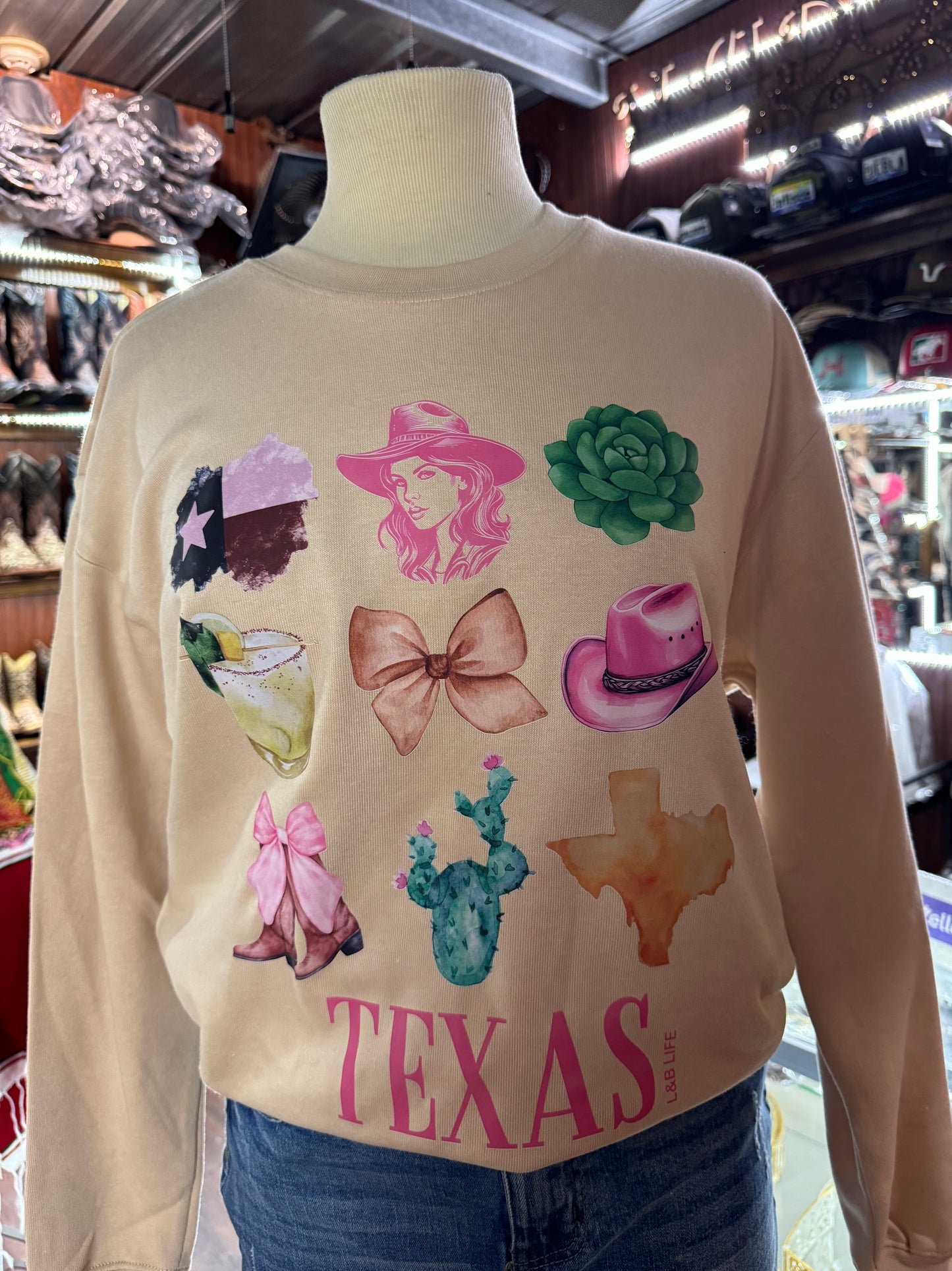 Texas sweater