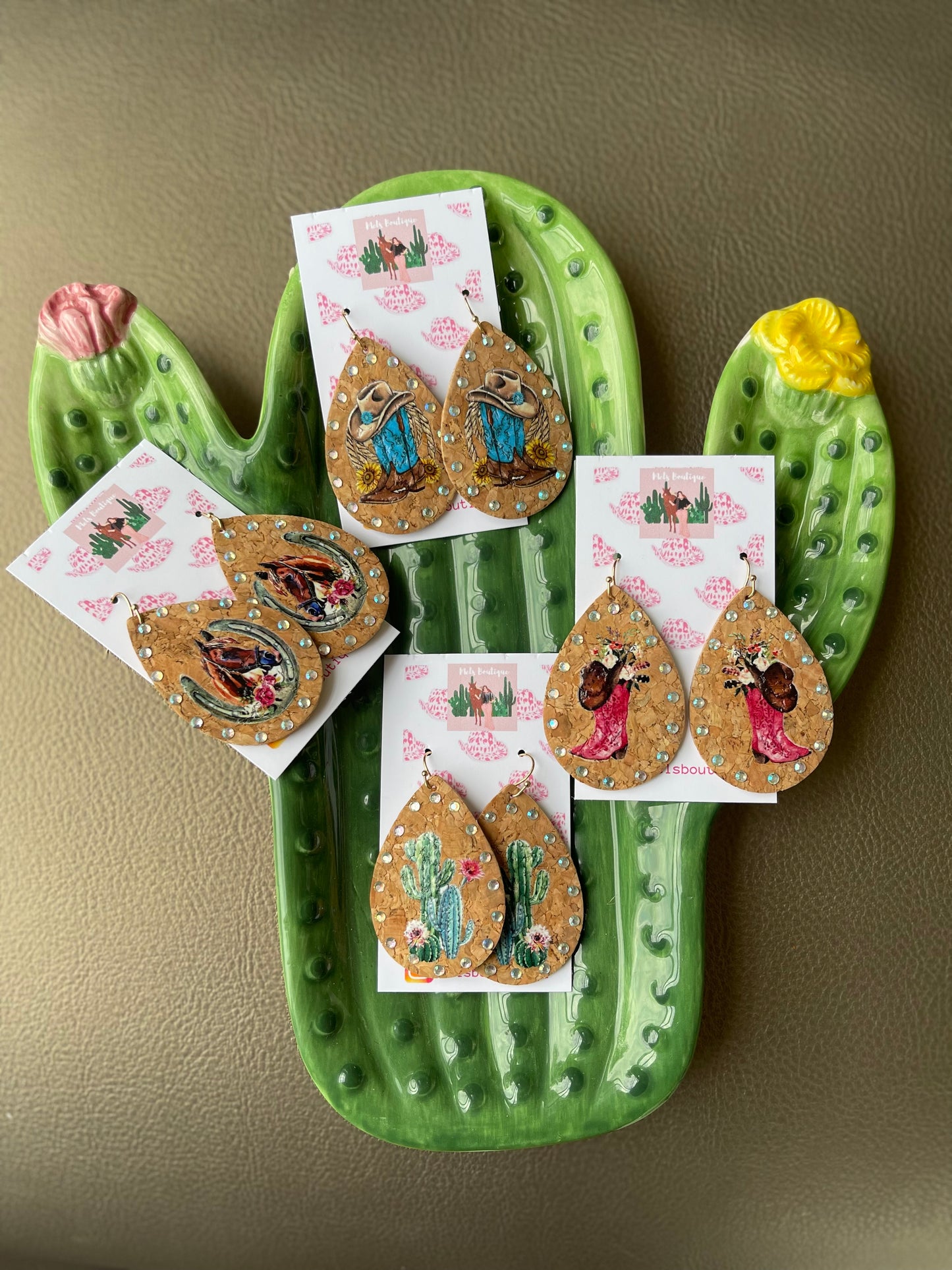 Western earrings