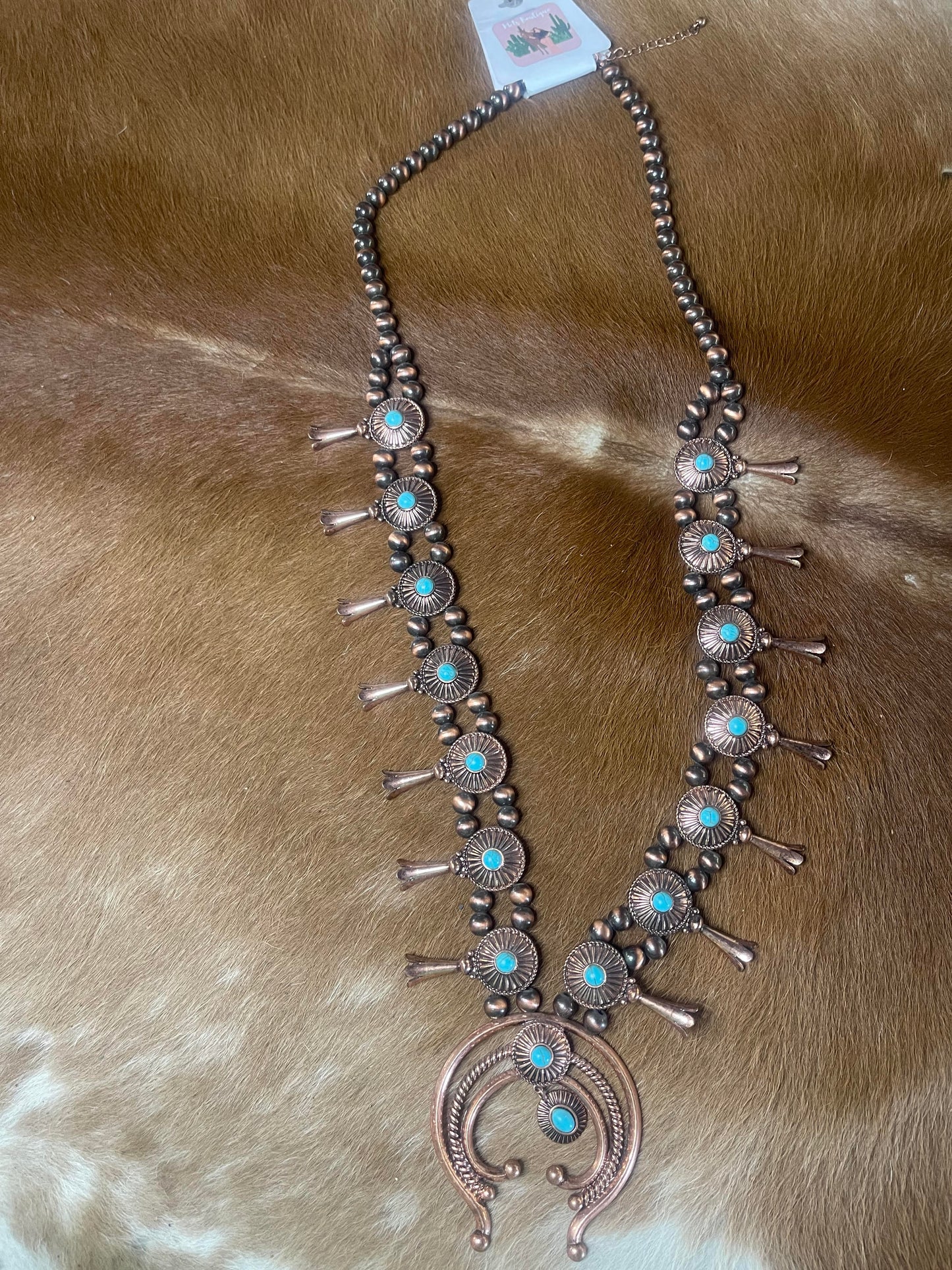 Brown/Turq Necklace