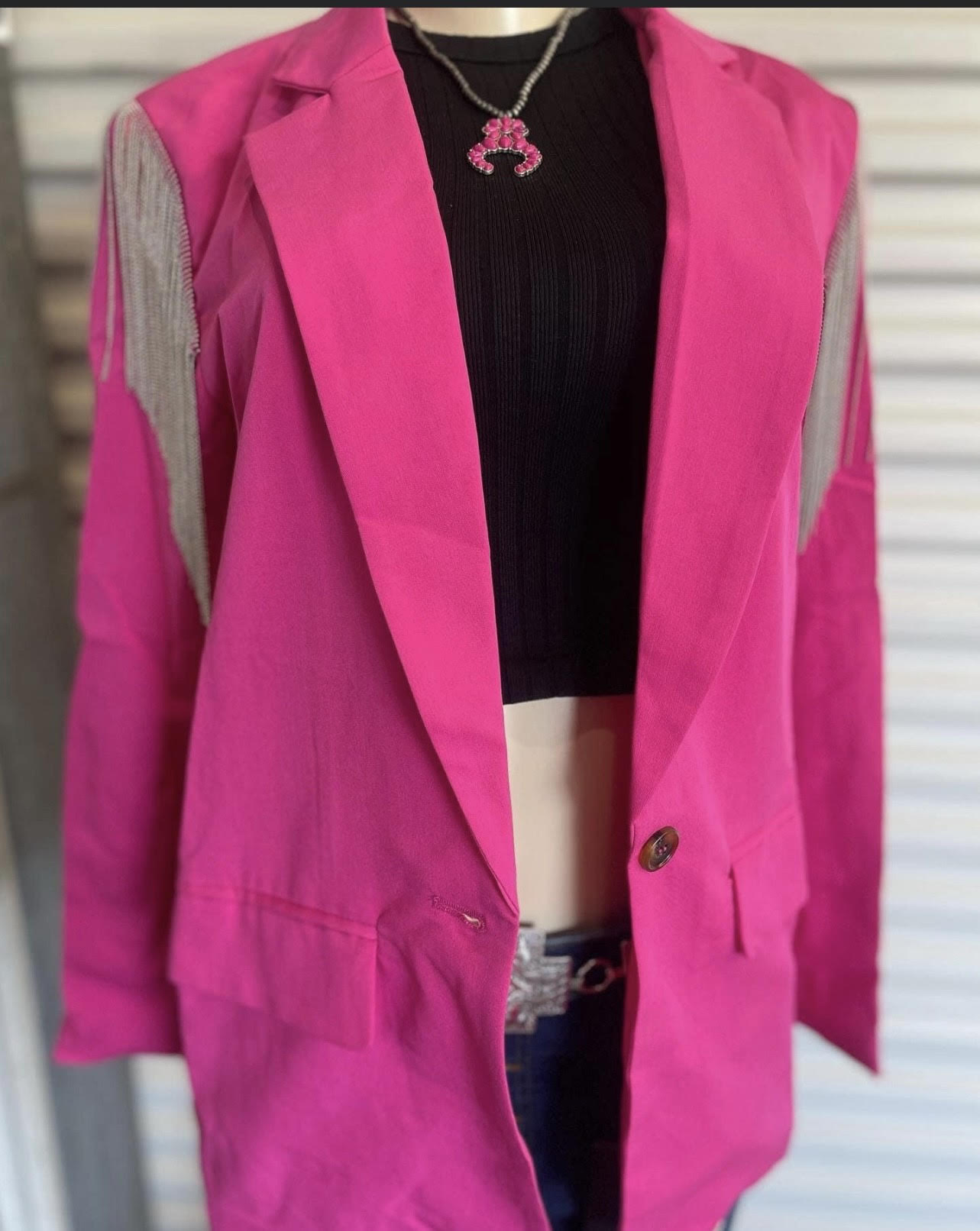 Pink Blazer