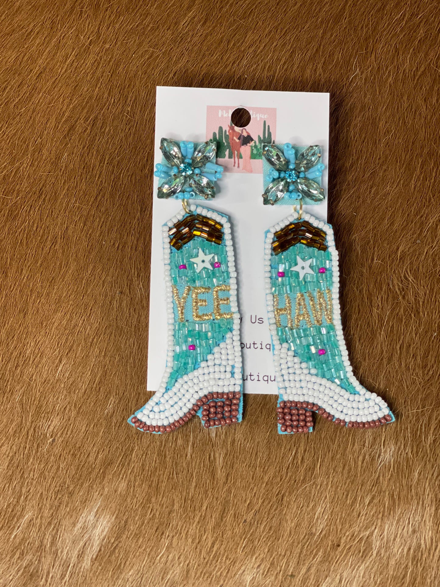 Yee Haw Boot earrings