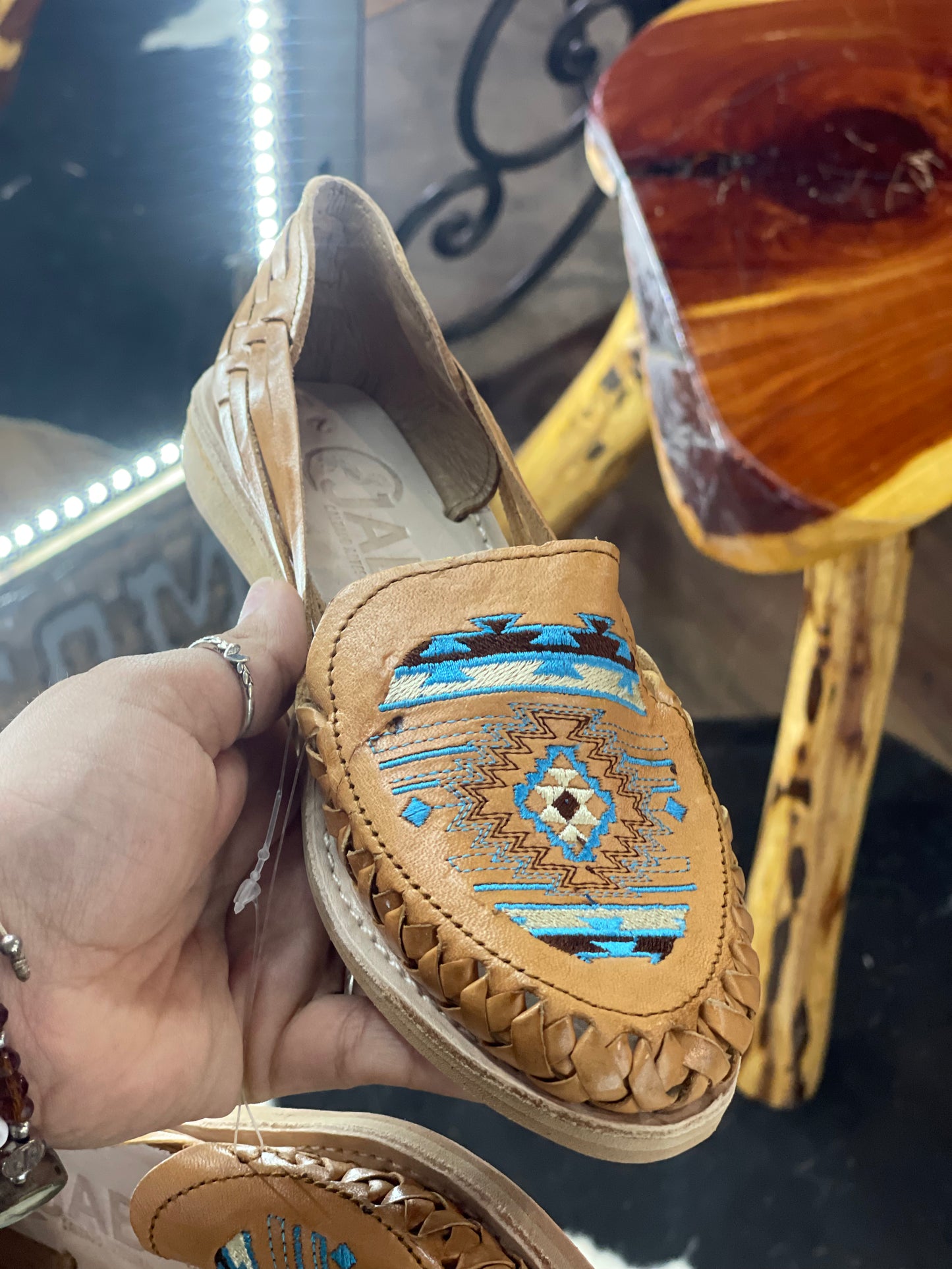 Tan Aztec huarache