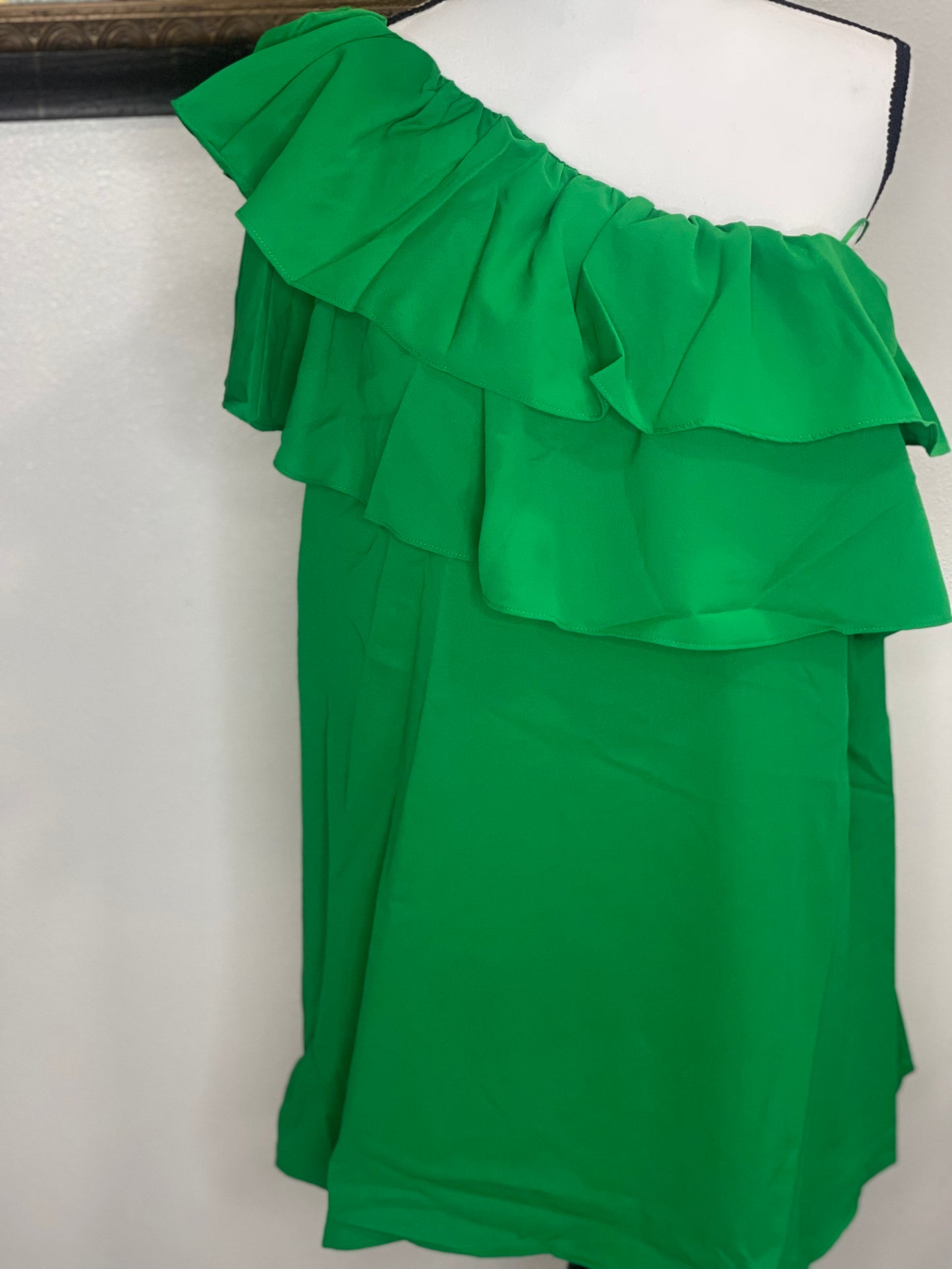 Green Ruffle Dress
