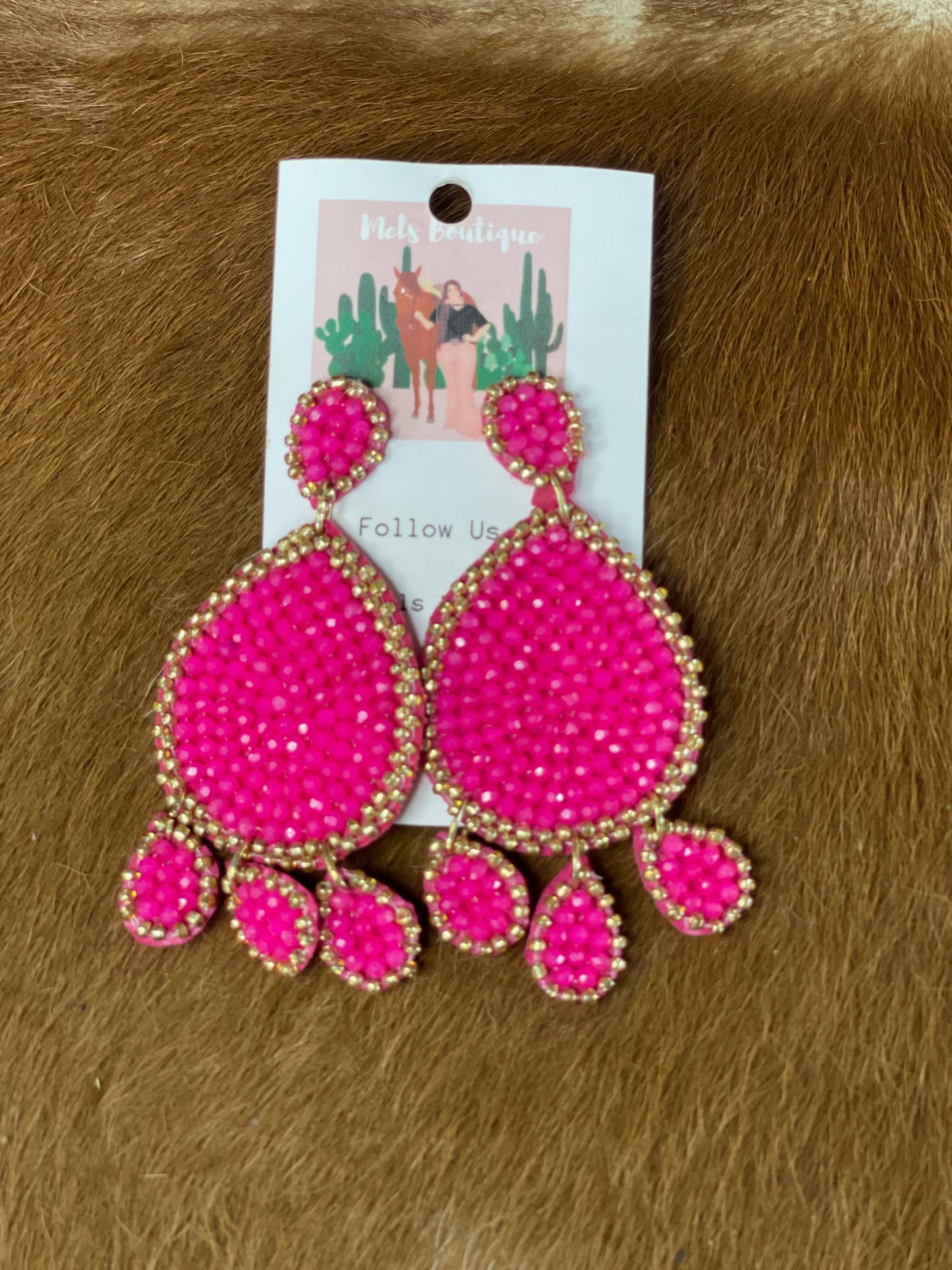 Pink Earrings