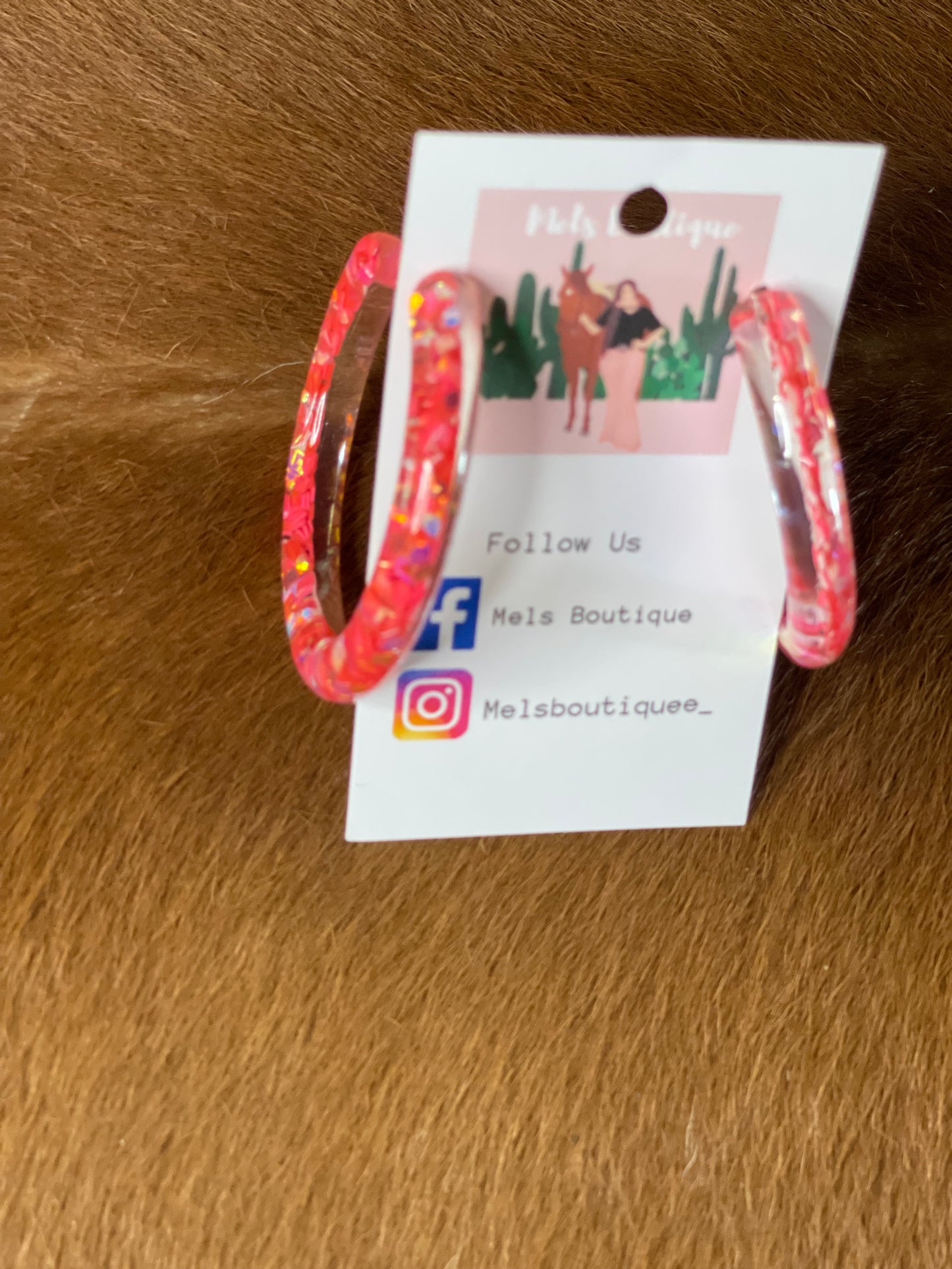 Pink Jelly Hoops