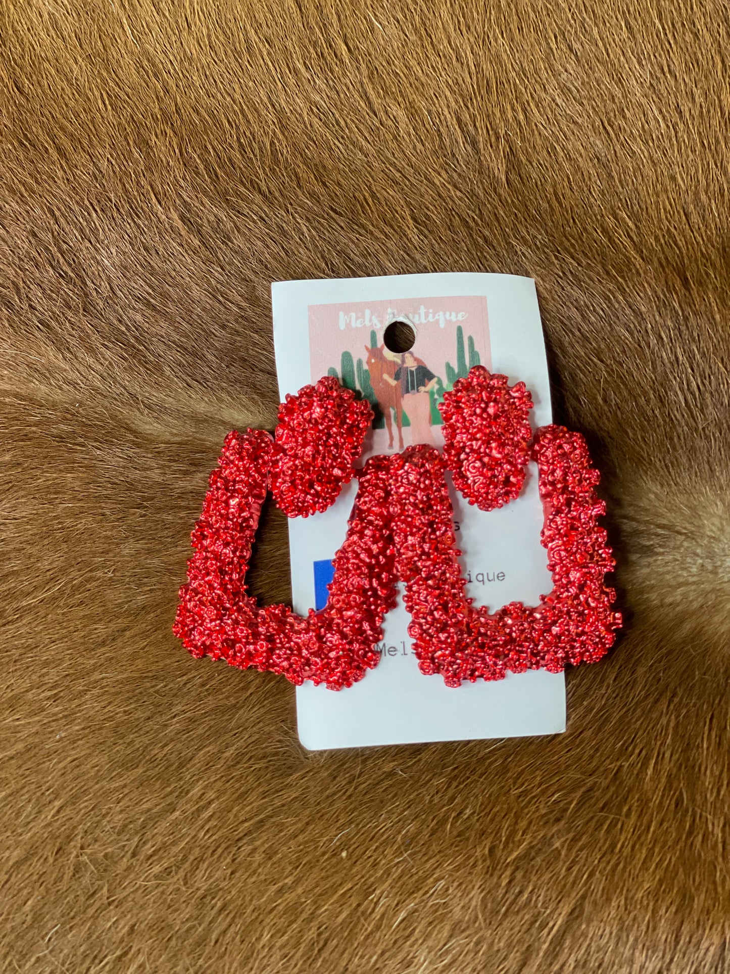 Red Out earrings