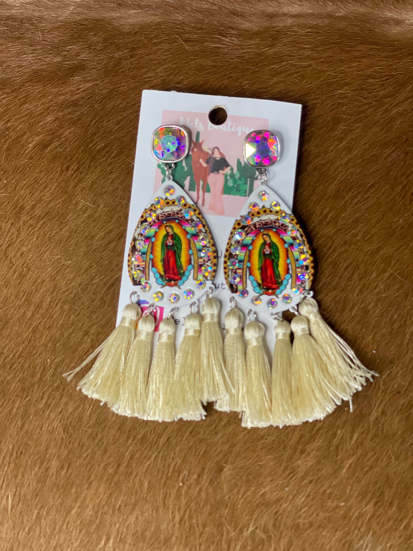 Virgencita earrings